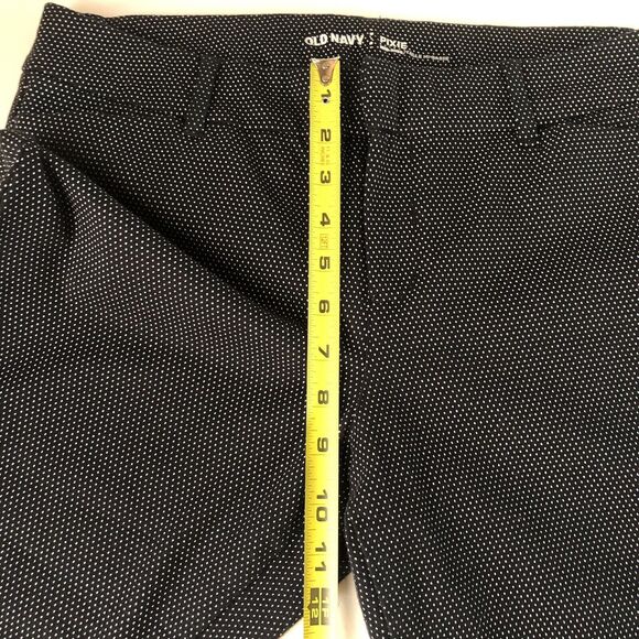 Old Navy Women's Pixie Mid Rise Crop Pants Tiny Dots Size 10 - Picture 5 of 13